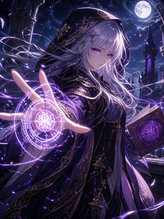 偷拍动漫-魔法少女黑月传说 · 动漫短片